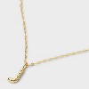 14K Gold Dipped Twisted Bubble Initial Necklace - A New Day™ Gold - 4 of 4
