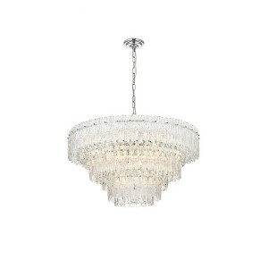 Elegant Lighting Emilia 10 - Light Pendant in  Chrome - 1 of 4