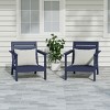 WestinTrends Avalon Outdoor Patio HDPE Deep Seating Armchair (Set of 2) - 2 of 4