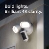 Ring Floodlight Cam Pro 2nd Gen, Wired Retinal 4K for Ultra-Clear Video, 10x Enhanced Zoom, Ultra-Bright Motion-Activated Floodlights - White - 2 of 4