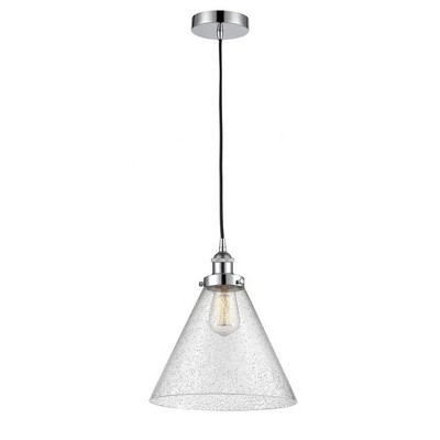 Cone - 1 Light Mini Pendant In Industrial Style-14.75 Inches Tall and 12 Inches Wide