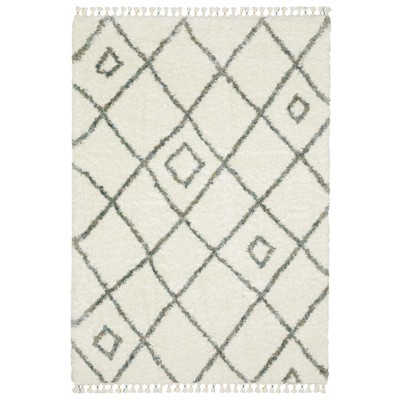 Oriental Weavers Axis AX03A Ivory/ Multi Indoor Area Rug - 5'3" x 7'6"