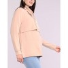 Women's Funnel Neck Pullover Nursing Sweatshirt | Motherhood Maternity - 3 of 4