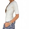 Women's Gracie Cross Over Top - Coco Indigo - 3 of 3