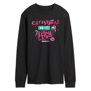Men's - Mean Girls - Christmas Is So Fetch Long Sleeve Graphic T-Shirt - 1 of 4