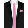 Jacob Alexander Men's Solid Color 2" Skinny Neck Tie - 3 of 4