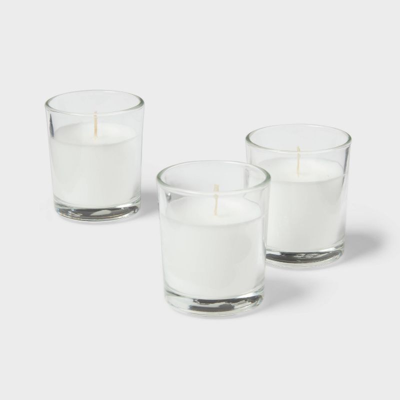 2.3&#34; 8pk Unscented Votive Candle Set White - Room Essentials&#8482;, 4 of 5