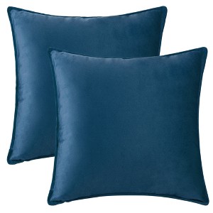 Unique Bargains Velvet Throw Home Decor Solid Couch Sofa Living Room Pillow Covers - 1 of 4