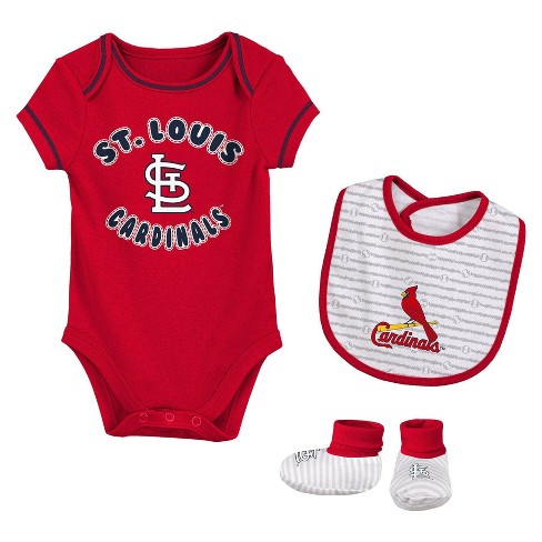 MLB St. Louis Cardinals Infant Boys' Short Sleeve Layette Set - 0-3M