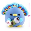 Snackles 14" Peacock with Kung Fu Tea Stuffed Animal - 2 of 4