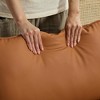 Cat Paw Leather 2PC Nordic Retro Light Luxury Single Sofa Chair with Overstuffed Headrest and Waist Pillows, Easy Assembly for Living Room - 4 of 4