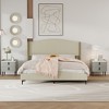 LIVAREEmlen Nightstand with 2 Drawers, Night Stand with Marble-Pattern Tabletop, Modern Beside Table for Bedroom, End Table for Living Room - 4 of 4