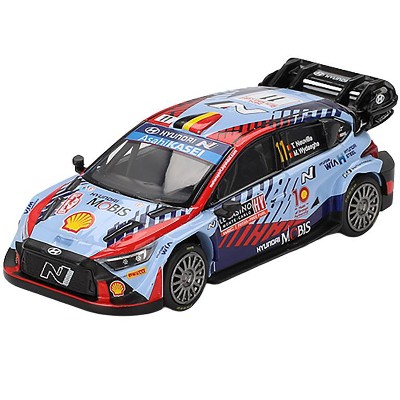 Hyundai i20 N Rally1 Hybrid #11 Winner "Rallye Monte-Carlo" (2024) 1/64 Diecast Model Car by Mini GT