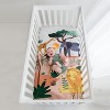 Rookie Humans In The Savanna 100% Cotton Fitted Crib Sheet - 2 of 4