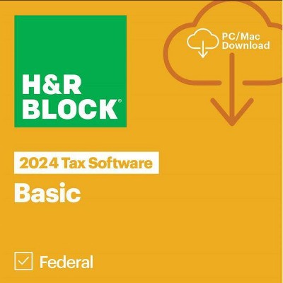 H&R BLOCK 2024 Basic Win/Mac Tax Software (Digital)