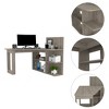 PAGED Home Office Desk 47.2" Simple Modern Writing Desk with 4-Layer Open Shelf for Office and Study for Office, Study - 3 of 4