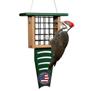 JCS Wildlife Recycled Suet Feeder w/ Tail Prop - 1 of 4