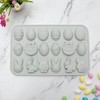 Unique Bargains Chocolate Mould 18-Cavity Easter Egg & Bunny Candy Mould Hand Wash 7.76"x5.04"x0.51" 1 Pc - 2 of 4