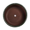 MAYEERTY 4-Piece Ceramic Flowerpot Modern Planter Antique Green for Patio Garden Windowsills - 3 of 4