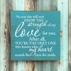 Slickblue Wood Sign with Quote – Rustic Decor, "You Know My Heart" Saying, 7x7, Multicolor Options - 2 of 3