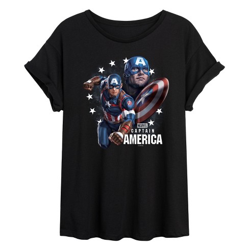 Women's - Marvel - Collage Oversized Graphic T-Shirt - image 1 of 4