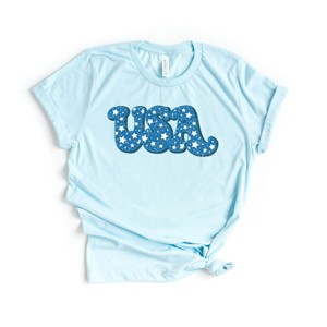 Simply Sage Market USA Bold Stars Short Sleeve Tee - 1 of 4