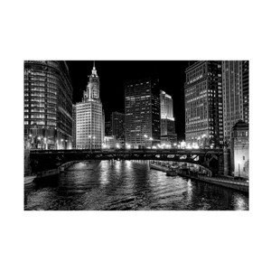 Trademark Fine Art -Jeff Lewis 'Chicago River' Canvas Art - 1 of 4
