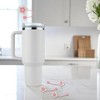 Unique Bargains Flower Straw Cover Cap 4 Pcs - 4 of 4