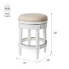 Maven Lane Pullman Swivel Counter Stool with Fabric 26" - 2 of 4