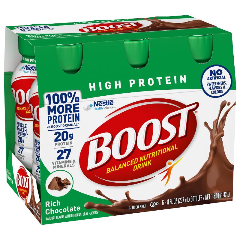 Boost High Protein Nutritional Shake - Chocolate - 6pk, 3 of 10