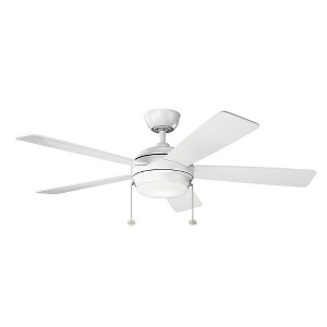 Kichler Lighting Starkk 1 - Light Ceiling Fan in  White - 1 of 4