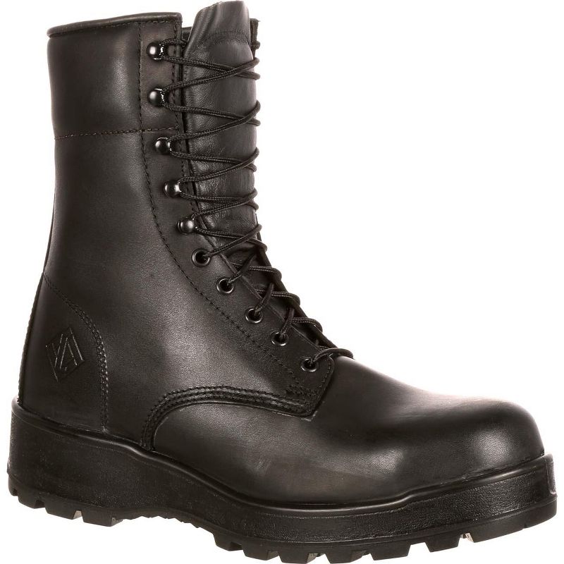 Lehigh Safety Shoes Men's Black Steel Toe Work Boot, Size 10.5(Wide), 1 of 8