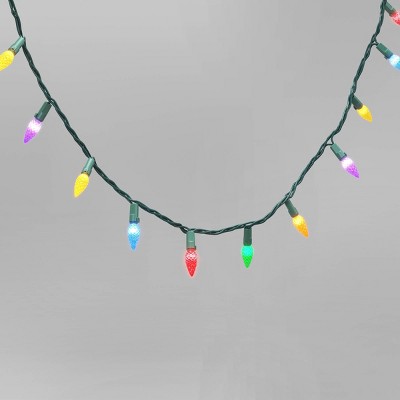 Philips 60ct christmas led smooth deals mini string lights twinkle multicolored