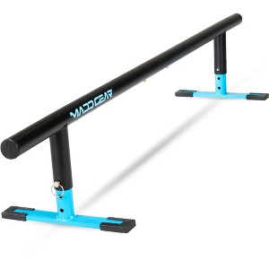Grind Rail for Scooters, Skateboards & Skates – 55" Round Adjustable Rail – Durable & Stable – Madd Gear - 1 of 4