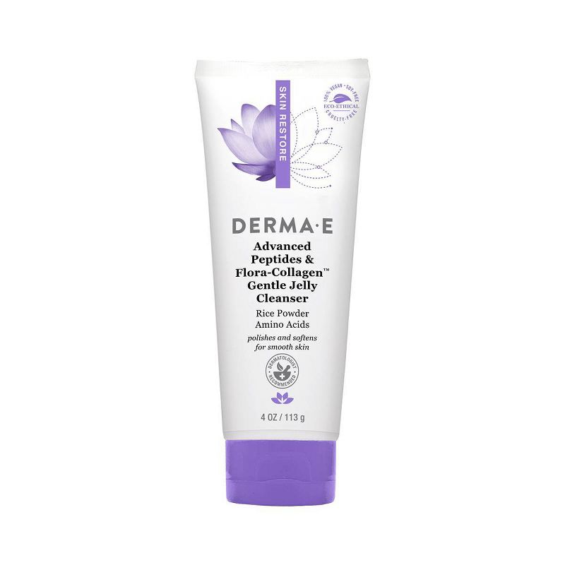 derma e Advanced Peptides &#38; Collagen Jelly Face Cleanser - 4oz, 1 of 15