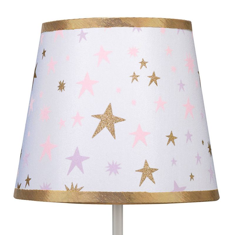 Bedtime Originals Lamp with Shade &#38; Bulb (Includes CFL Light Bulb) - Rainbow Unicorn, 3 of 5
