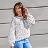 Women's Confetti Knit Round Neck Long Sleeve Sweater - Cupshe - image 4 of 4