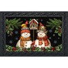 Briarwood Lane Winter Doormat 30x18 Indoor Outdoor Snowman Pair For Winter Doormat - 2 of 4