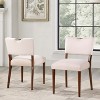 NicBex Wood Frame Dining Chair Set of 2 Modern Faux Leather Dining Room & Kitchen Side Chair - 4 of 4