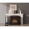 attop 5 Piece Black Steel Fireplace Tool Set - 3 of 4