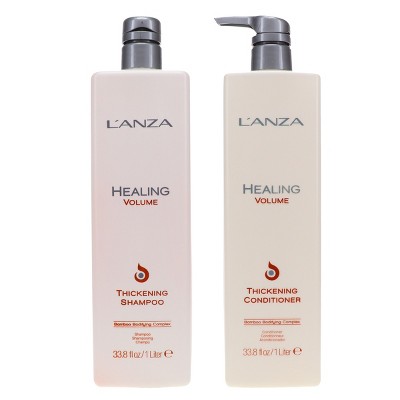 L'ANZA Healing Volume Thickening Shampoo 33.8 oz & Healing Volume Thickening Conditioner 33.8 oz Combo Pack