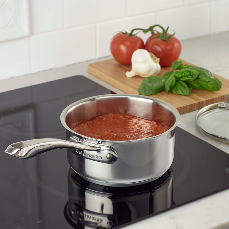 Cuisinart Classic 1qt Stainless Steel Saucepan with Cover - 8319-14, 5 of 8
