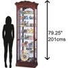 Howard Miller 680342 Hastings Curio Cabinet 680342 Windsor Cherry - 2 of 2