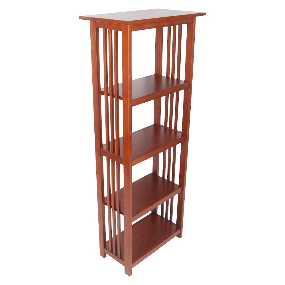 Photos - Wall Shelf 60" Mission Bookshelf Cherry - Alaterre Furniture