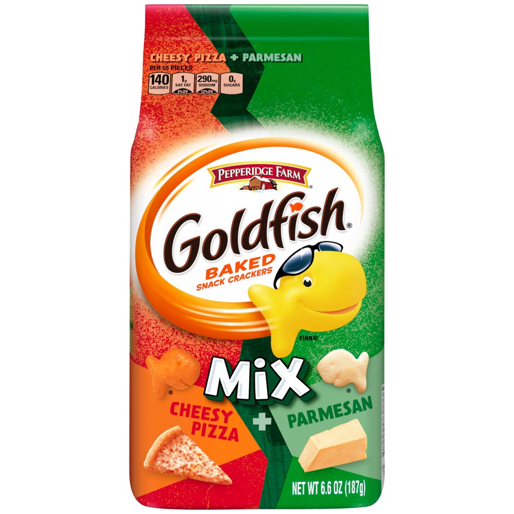 UPC 014100094845 product image for Pepperidge Farm Pizza Parmesan Goldfish Crackers - 6.6oz | upcitemdb.com