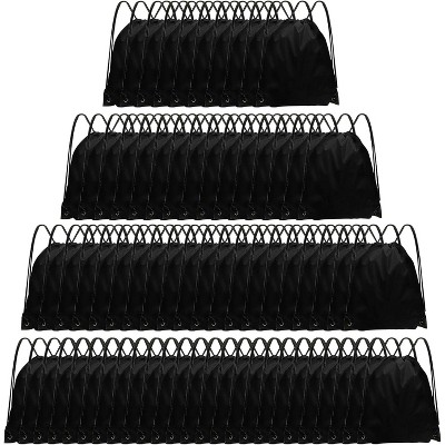 Bulk Drawstring Bags for Party Favors, Lightweight Sackpacks for Gym, School Events, Team Sports & Giveaways