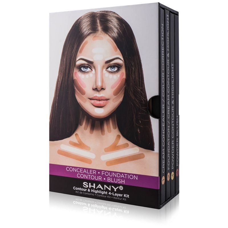 SHANY 4-Layer Contour and Highlight Makeup Kit  - 4 pieces, 2 of 10