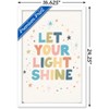 Trends International Let Your Light Shine Framed Wall Poster Prints White Framed Version 14.725" x 22.375" - 3 of 4