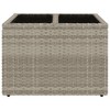 vidaXL Garden Table Light Grey - 4 of 4