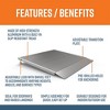 EZ-ACCESS TRANSITIONS Portable Self Supporting Aluminum Angled Entry Threshold Ramp Ideal for Uneven Surfaces or Single Step Rises - 4 of 4